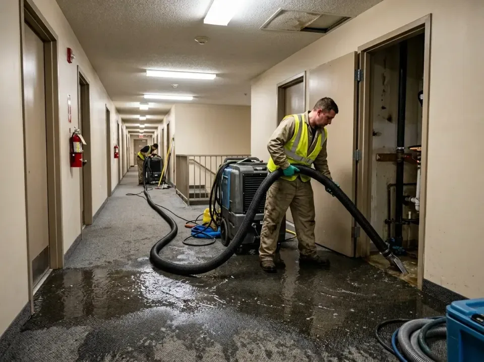 multi-unit-apartment-hallway-f-005 — frequently asked questions, Emergency Burst Pipe Water Extraction & Removal in Mattituc…